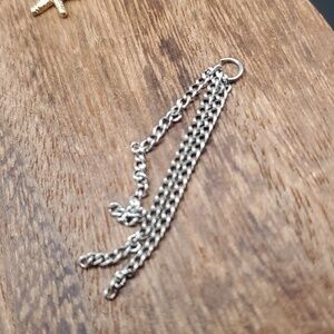 Grunge‎ chainmail tassel pendant